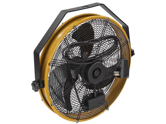 Caterpillar CF-HVOD-18S-NG 18' Blade Indoor/Outdoor IPX4 Weatherproof High-Velocity Wall Mounted Shroud Fan - 4,000 CFM - 3-Speed