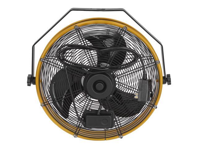 Caterpillar CF-HVOD-18S-NG 18' Blade Indoor/Outdoor IPX4 Weatherproof High-Velocity Wall Mounted Shroud Fan - 4,000 CFM - 3-Speed
