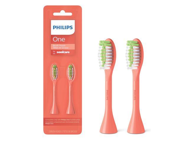 Philips Sonicare - Philips One by Sonicare 2pk Brush Heads - Miami Coral