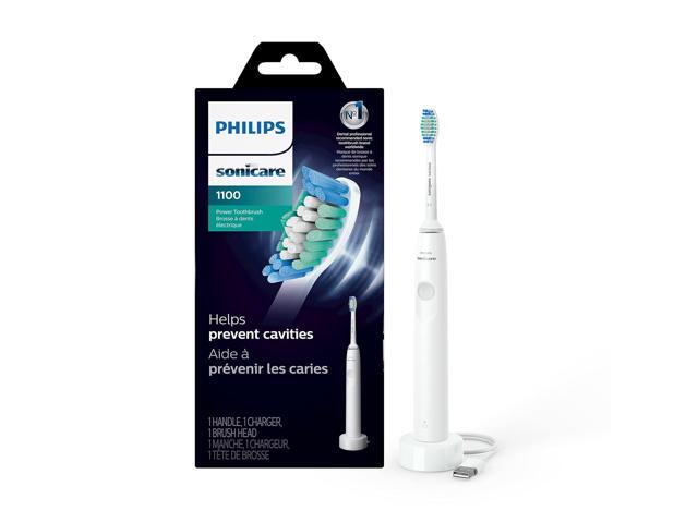 Philips Sonicare HX3641/02 1100 Power Toothbrush, Rechargeable Electric Toothbrush, White Grey