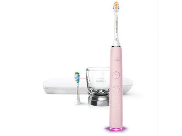 Philips Sonicare DiamondClean Smart 9300 Electric Toothbrush, Sonic Toothbrush with App, Pressure Sensor, Brush Head Detection, 4 Brushing Modes...