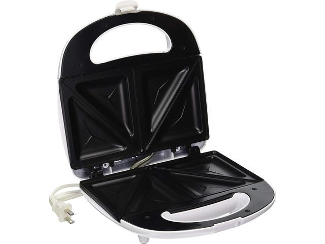 Photos - Toaster Brentwood TS-245 Non-Stick Panini Press and Sandwich Maker, White 