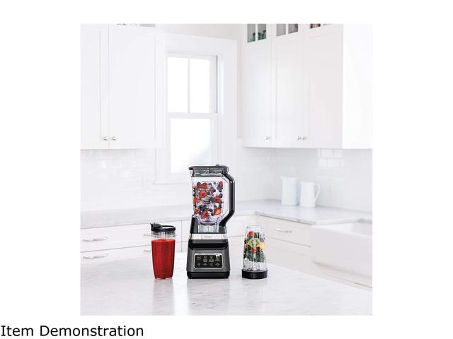 Ninja BN751C, Professional Plus Blender DUO with Auto-iQ, Black/Silver, 1200W