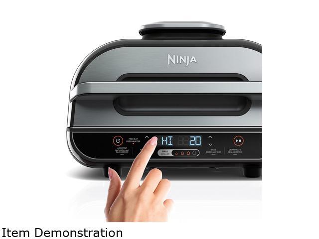 Ninja BG500C, Foodi XL 5-in-1 Indoor Grill with 4-Quart Air Fryer, Roast, Bake, & Dehydrate