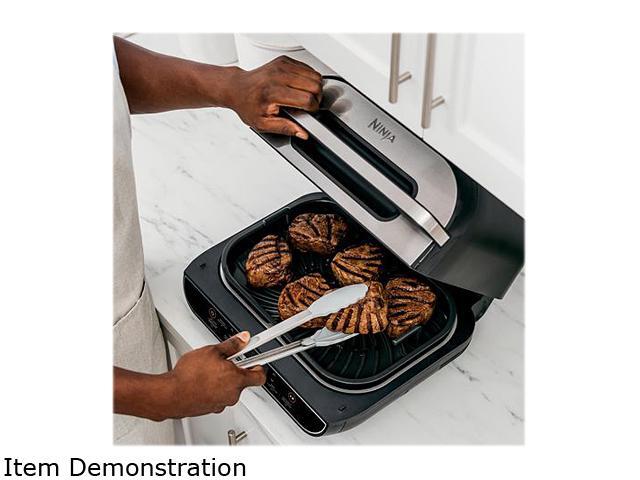 Ninja BG500C, Foodi XL 5-in-1 Indoor Grill with 4-Quart Air Fryer, Roast, Bake, & Dehydrate