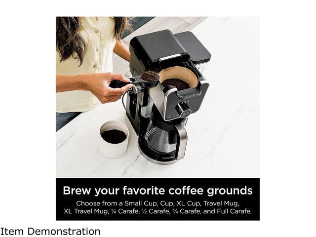 Ninja CFP301 DualBrew Pro Specialty 12-Cup Drip Maker with Glass Carafe, Single-Serve for Coffee Pods or Grounds, with 4 Brew Styles, Frother &...