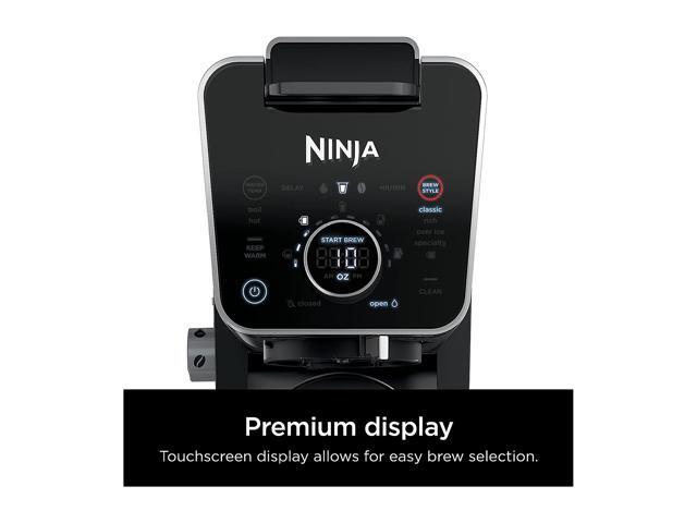 Ninja CFP301 DualBrew Pro Specialty 12-Cup Drip Maker with Glass Carafe, Single-Serve for Coffee Pods or Grounds, with 4 Brew Styles, Frother &...