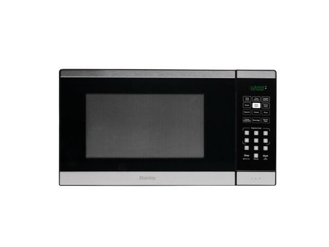 Danby 0.9 cu. ft. Countertop Microwave in Black and Stainless Steel - DBMW0925BBS
