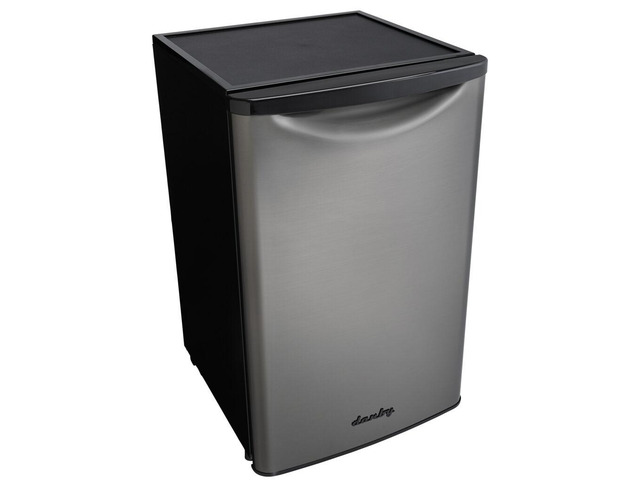 Danby 4.4 cu. ft. Contemporary Classic Compact Refrigerator in Stainless Steel, DAR044A8BBSL