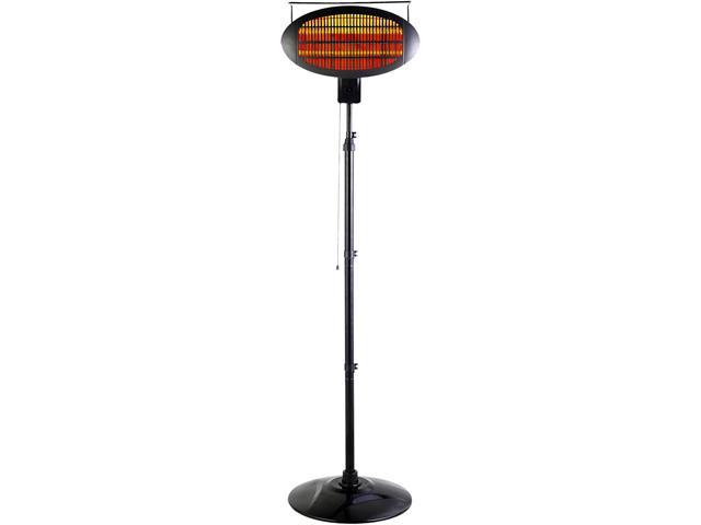 Photos - Other Heaters Optimus PHP-1500DIR Garage Outdoor Floor Standing Infrared Heater With Rem