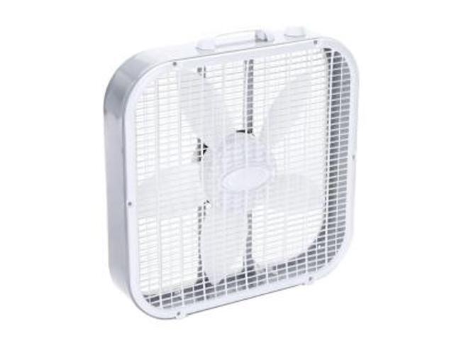 Lasko - 20 in. Air Circulating Box Fan with 3 Speeds - White - image 2