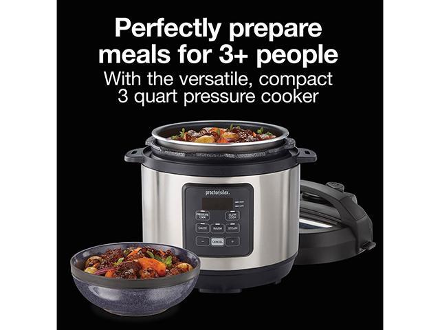 Proctor Silex 34503 3 Quart Simplicity Pressure Cooker