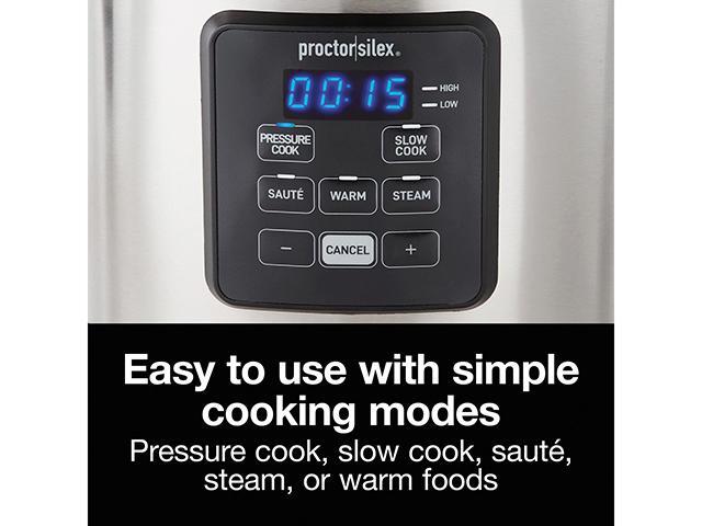 Proctor Silex 34503 3 Quart Simplicity Pressure Cooker