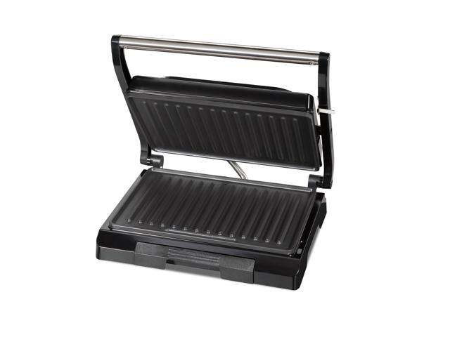 Proctor Silex 25440PS Black Compact Nonstick Panini Press/Grill