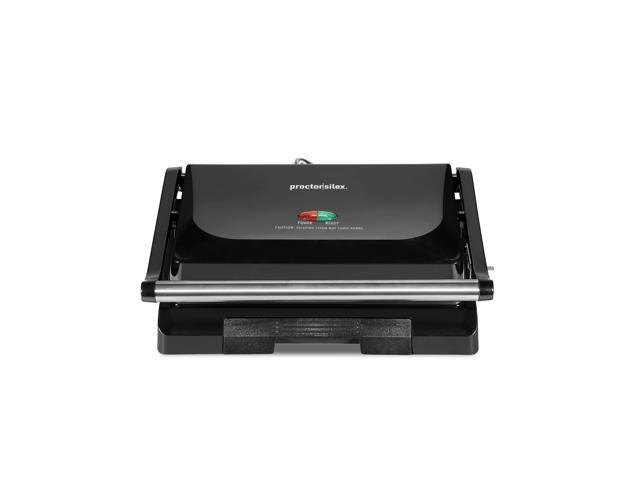 Proctor Silex 25440PS Black Compact Nonstick Panini Press/Grill