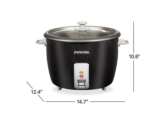 Proctor Silex 37555 Black 30 Cup Capacity Rice Cooker
