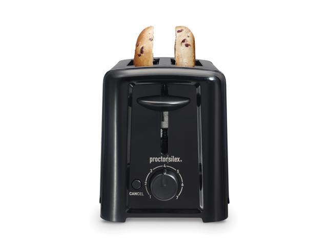 Proctor Silex 22624 Black 2 Slice Toaster