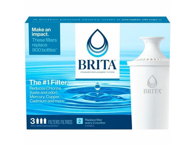 Brita Replacement Water Filter for Pitchers - 40 gal Filter Life (Water Capacity)2 Month Filter Life (Duration) - 24 / Carton 35503CT