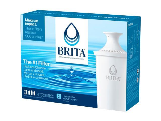 Brita Replacement Water Filter for Pitchers - 40 gal Filter Life (Water Capacity)2 Month Filter Life (Duration) - 24 / Carton 35503CT