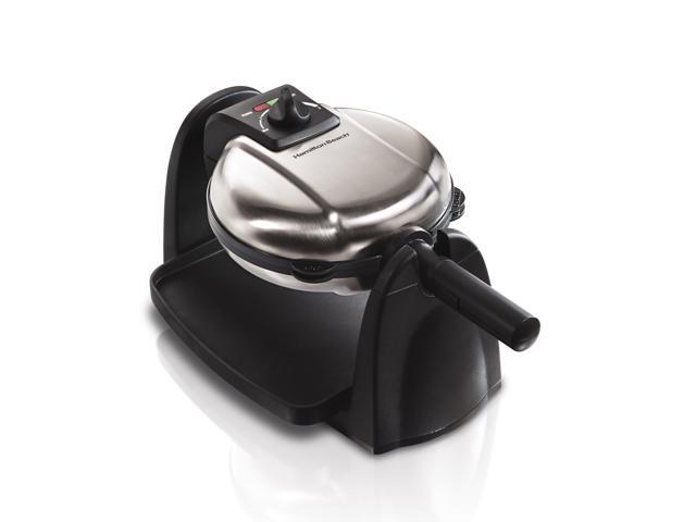 Hamilton Beach - Removable Grid Belgian Waffle Maker - Stainless Steel - image 8