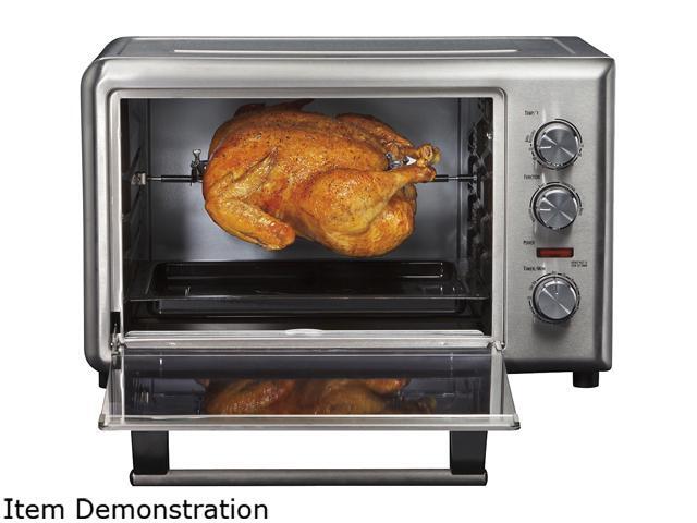 Hamilton Beach - Countertop convection oven with rotisserie - Stainless Steel - image 2