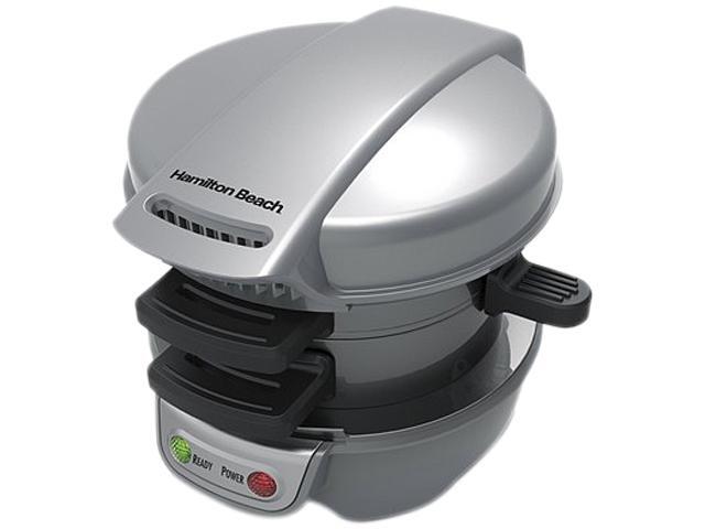 Hamilton Beach Breakfast Sandwich Maker, Gray 25475