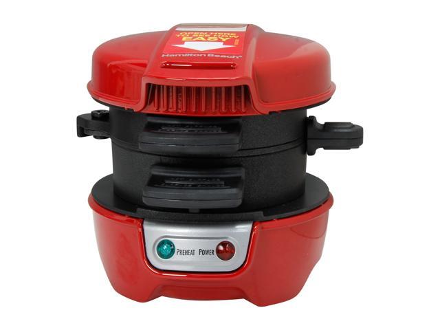 Hamilton Beach 25476 Breakfast Sandwich Maker, Red