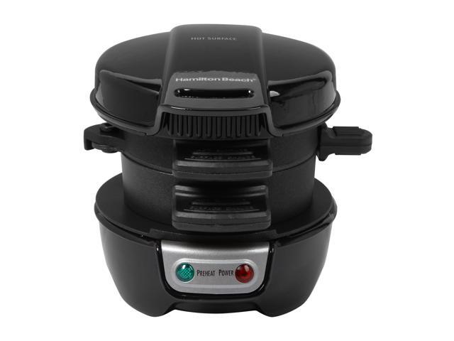 Hamilton Beach 25477 Black Breakfast Sandwich Maker