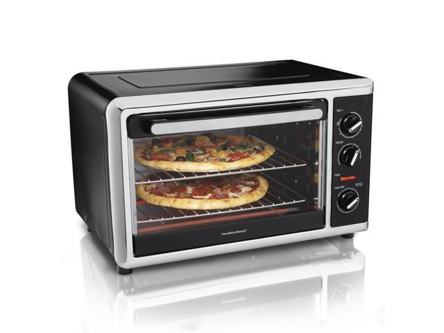 Hamilton Beach - Countertop Oven with Convection and Rotisserie - Black/Brushed Stainless Steel - image 5
