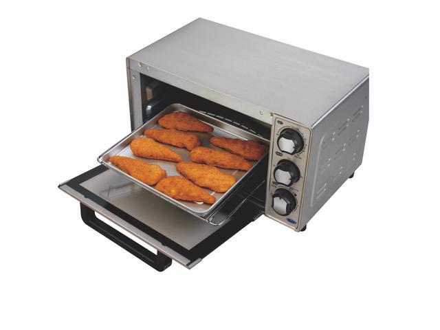 Hamilton Beach 31401 Silver Stainless Steel 4 Slice Toaster Oven Broiler