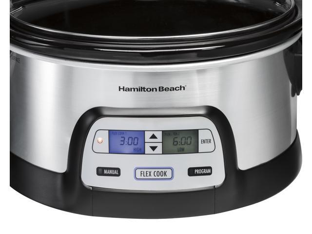 Hamilton Beach 33861 FlexCook 6 Qt. Stay or Go Slow Cooker