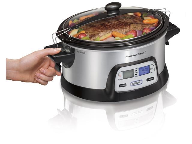 Hamilton Beach 33861 FlexCook 6 Qt. Stay or Go Slow Cooker