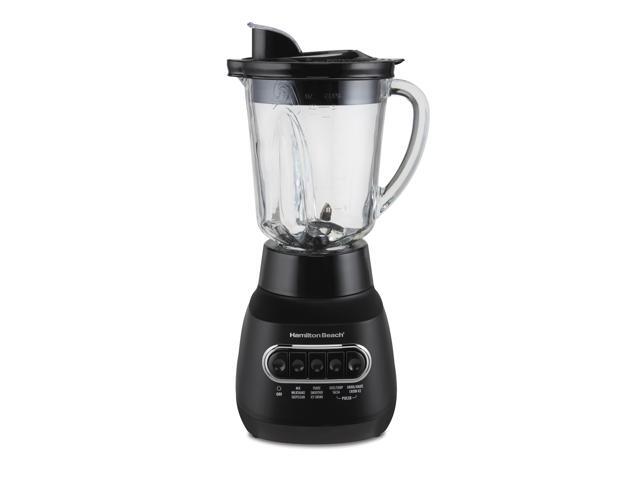 Hamilton Beach 58175 Black Power Elite 40 oz. Glass Jar Blender