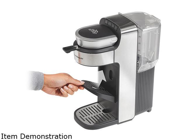Hamilton Beach 49987 The Scoop Single-Serve Stainless Steel Coffee Maker with Removable Reservoir