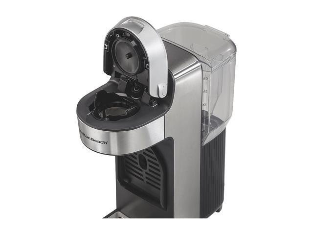 Hamilton Beach 49987 The Scoop Single-Serve Stainless Steel Coffee Maker with Removable Reservoir
