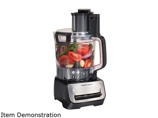 Hamilton Beach - Stack and Snap 14 Cup Duo Food Processor - Black - image 2