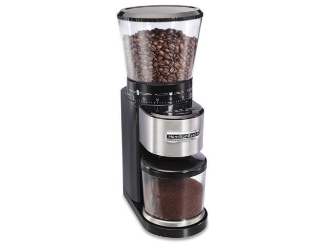 Hamilton Beach 80405 Professional Stainless Steel Conical Burr Digital Coffee Grinder
