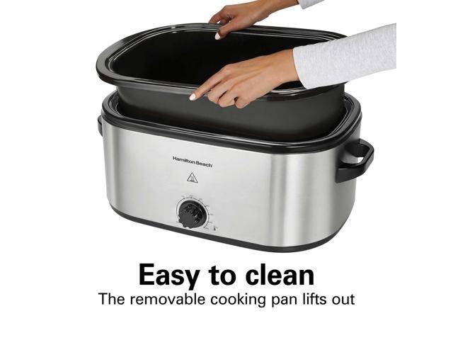 Hamilton Beach Electric Roaster Oven 22 Quarts, Stainless Steel (Model: 32215)