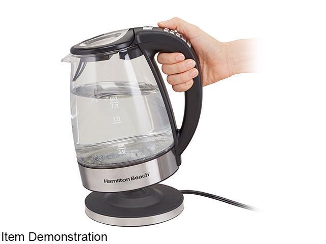 Hamilton Beach 40941R 1.7 Liter Variable Temperature Glass Kettle