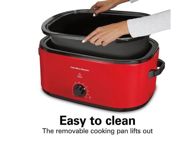 Hamilton Beach 22 Quarts Electric Roaster Oven, Red (Model: 32235G)