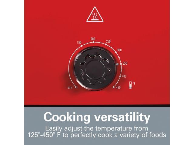 Hamilton Beach 22 Quarts Electric Roaster Oven, Red (Model: 32235G)
