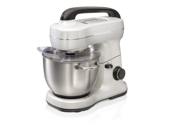 Hamilton Beach 63398 4 Quart 7 Speed Stand Mixer Pearly White