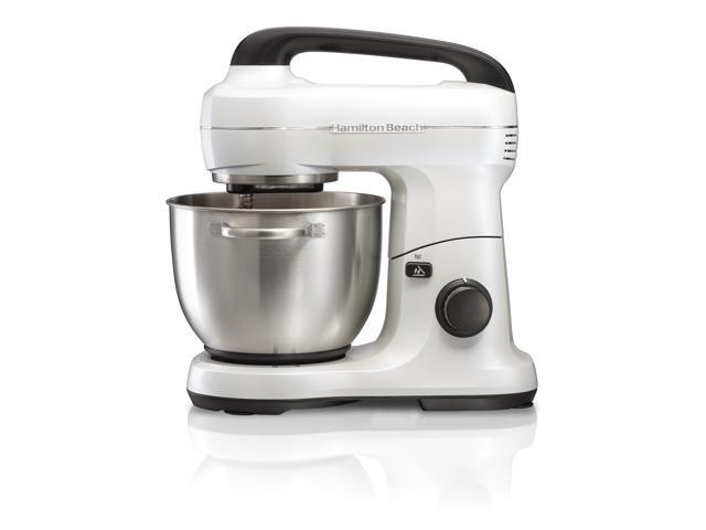 Hamilton Beach 63398 4 Quart 7 Speed Stand Mixer Pearly White