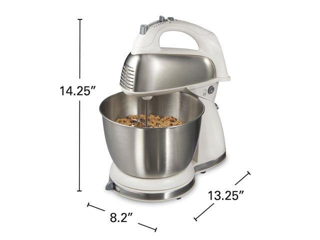 Hamilton Beach 64655 Classic 4 Quart 6 Speed Stand Mixer White