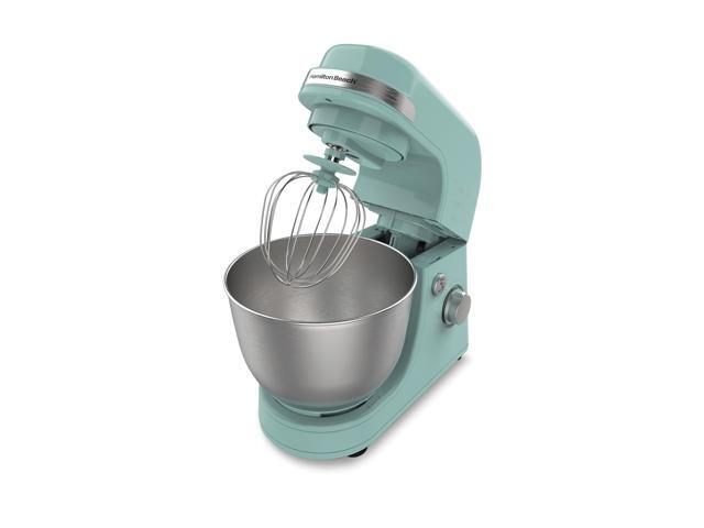 Hamilton Beach 63387 Stand Mixer 7 Speeds 4 Quart Capacity Aqua Blue