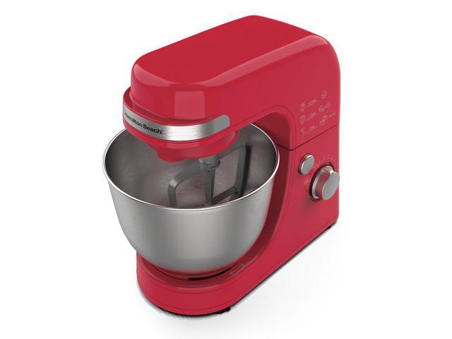 Hamilton Beach 63389G Stand Mixer 7 Speeds 4 Quart Capacity Red
