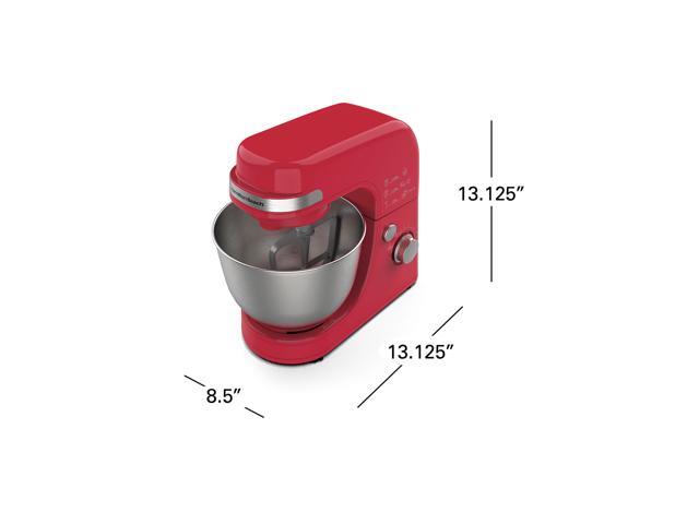 Hamilton Beach 63389G Stand Mixer 7 Speeds 4 Quart Capacity Red