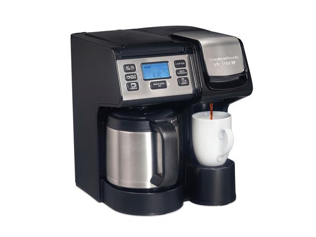 Photos - Coffee Maker Hamilton Beach 49920 Black FlexBrew TRIO  with 12 Cup Thermal 
