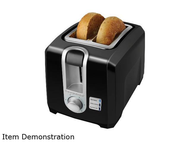 Black & Decker T2569B 2-Slice Toaster, Black photo