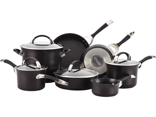 Photos - Other kitchen utensils Circulon 87376 11-Piece Cookware Set Black 